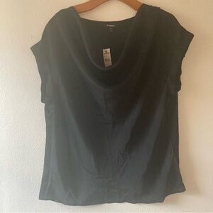 NWT Express Black Women's Cowl Neck Top